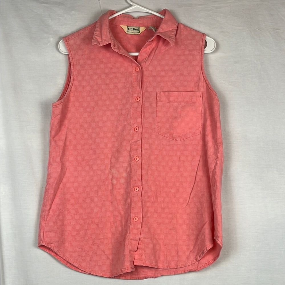 Vintage Pink L.L.Bean Women's Cotton Tank Top